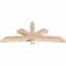 Ekena Millwork Davenport Smooth Timber Gable Bracket, Douglas Fir, 84"W x 35"H x 5 1/2"D x 5 1/2"F, 10/12 Pitch GBW084X35X0606DAV00SDF - alternate 3